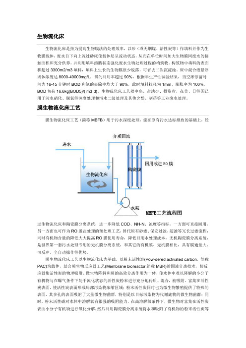 MBFB膜生物流化床