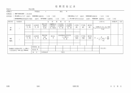 氯离子、硫酸根离子(1)检测报告.