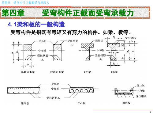 混凝土受弯构件正截面承载力计算