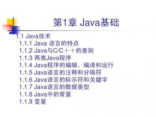 Java网络编程技术chapter 1