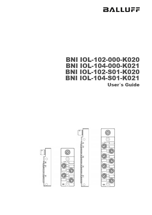 balluff+iolink+module+user 说明书