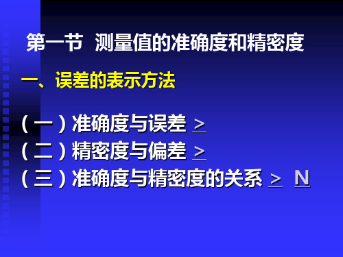 第二章药物分析基础误差分析