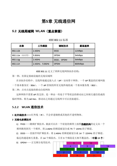 网络工程师之第5章 无线通信网