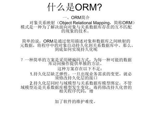 ORM详解