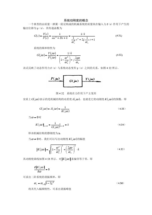 同济 自动控制原理 控制系统 资料 系统动刚度的概念