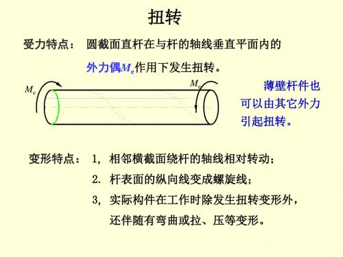 薄壁圆筒横截面上切应力的计算公式