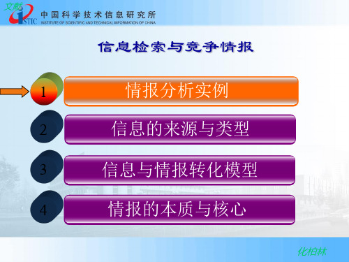 信息检索与竞争情报讲义56页