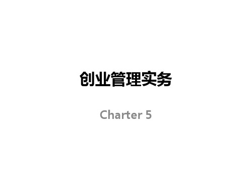 创业管理实务第五章[46页]
