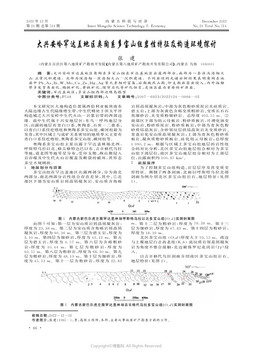 大兴安岭罕达盖地区奥陶系多宝山组岩性特征及构造环境探讨