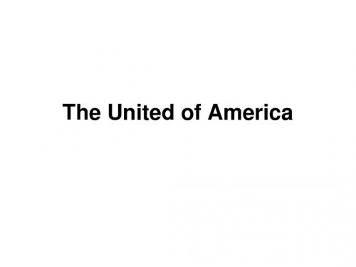 The United of America