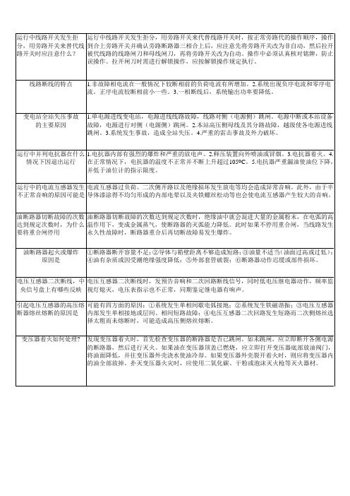 变电运行问答韪doc