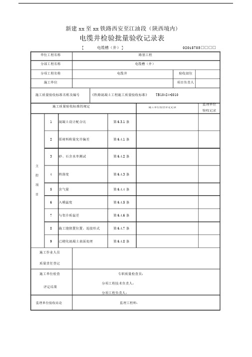 [电缆槽(井)]电缆井检验批质量验收记录表(Ⅰ).doc