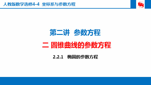 圆和椭圆的参数方程的应用课件-2021-2022学年高二下学期数学人教A版选修4-4