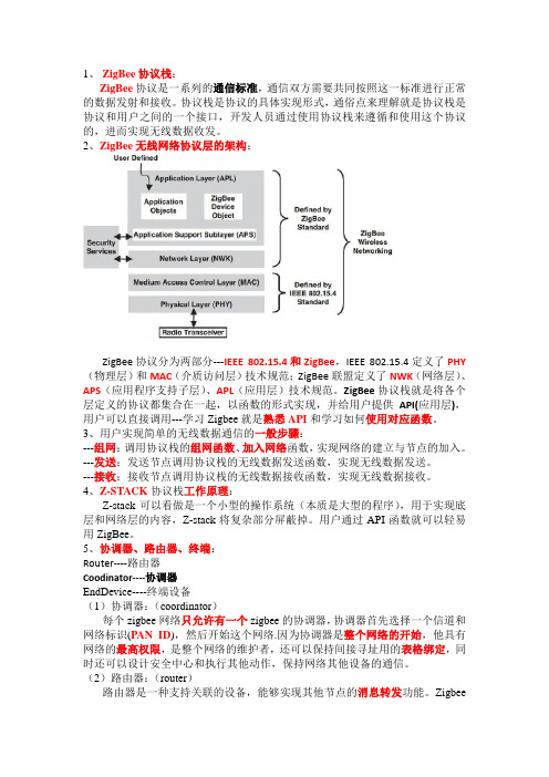 ZIGBEE学习笔记