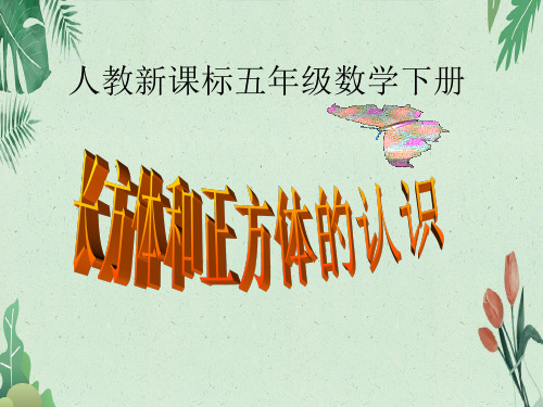 《长方体和正方体的认识》人教新课标(2014秋)(共11张PPT)【实用资料】