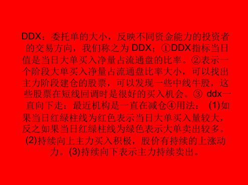 通达信DDXDDYDDZ指标及用法17 优质课件