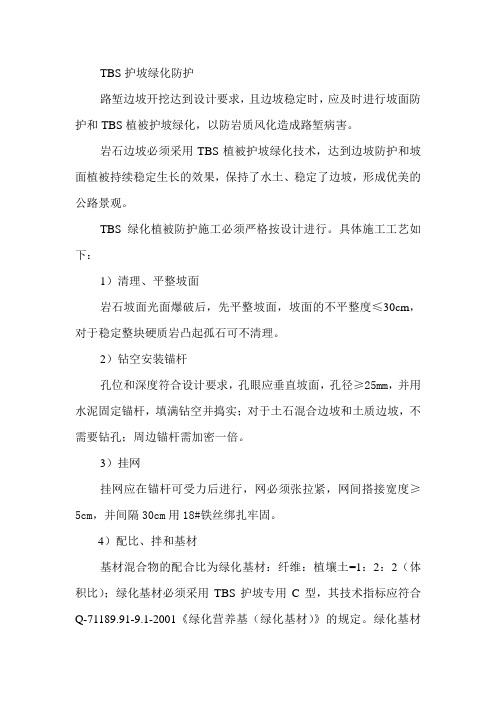 TBS护坡绿化防护