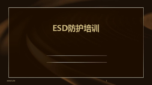 ESD防护培训(2024)