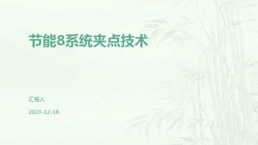 节能8系统夹点技术