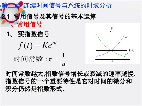 章连续时间信号与系统的时域分析