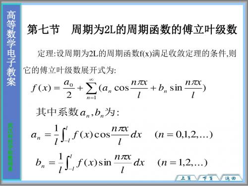 周期函数的傅立叶级数