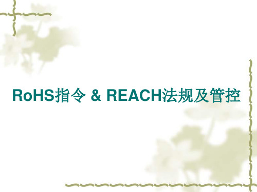 RoHS__REACH培训教材