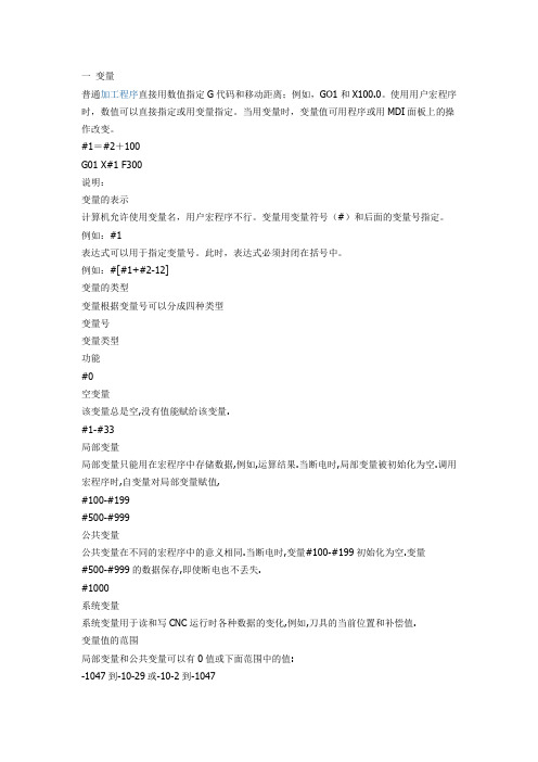 宏程序1