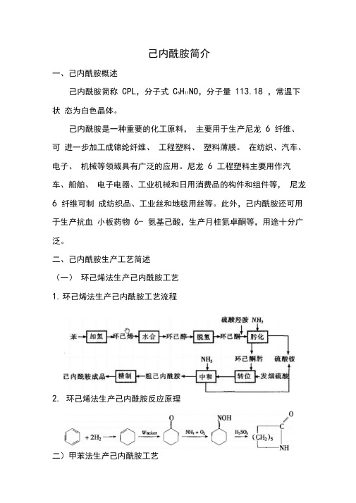 己内酰胺简介