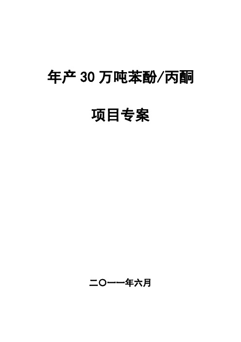 年产10万吨碳酸二甲酯(DMC)项目专案.