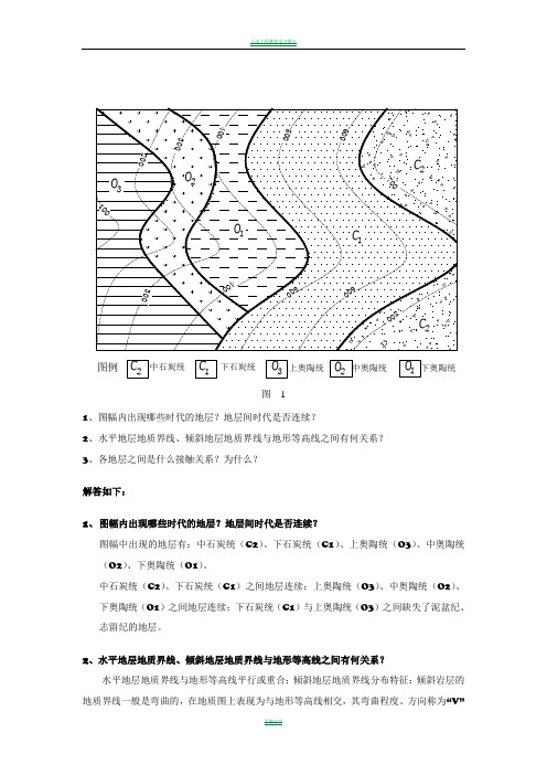 土木工程地质期中考核