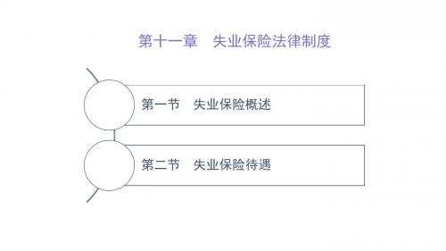 第十一章 《劳动保障法》 马工程