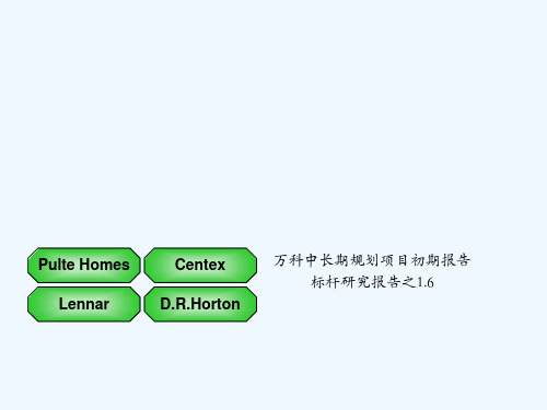 美国四大房地产公司比较