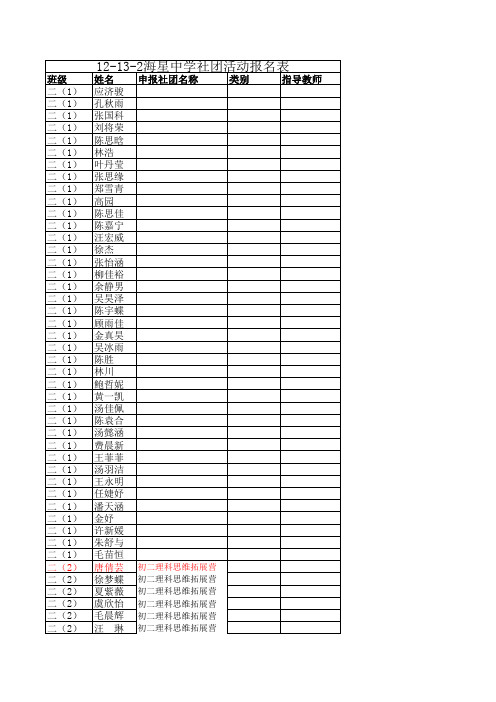 12-13-1海星中学社团活动申报表