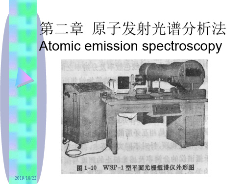 仪器分析武汉大学第二章原子发射光谱分析法AES1