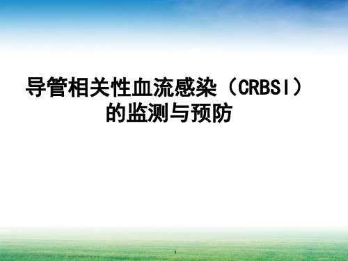 导管相关性血流感染(CRBSI)