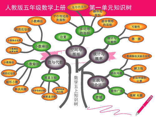 五年级上册数学思维导图