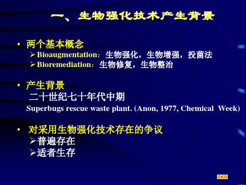 生物强化处理