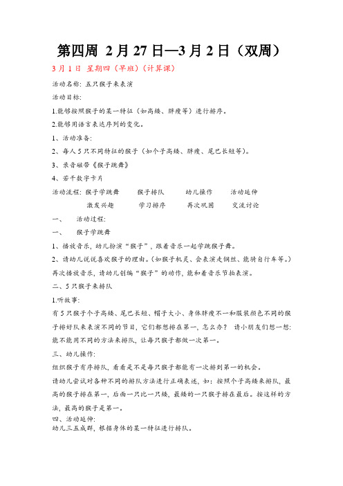 中班学习活动主题：在动物园里、在农场里