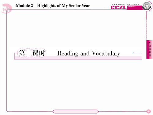 高二英语外研版选修7课件：2-2Reading and Vocabulary