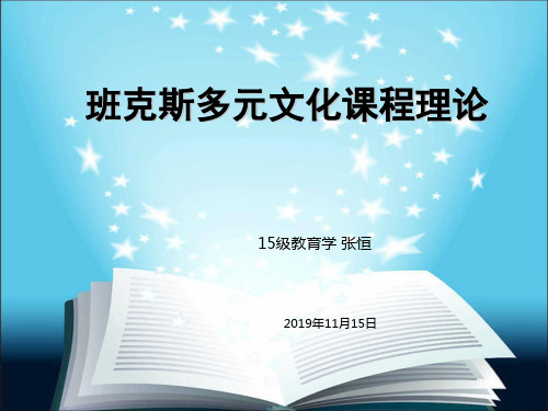 班克斯多元文化课程理论页PPT文档