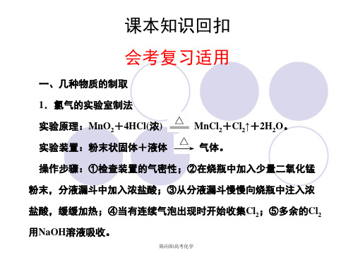 高二会考复习资料