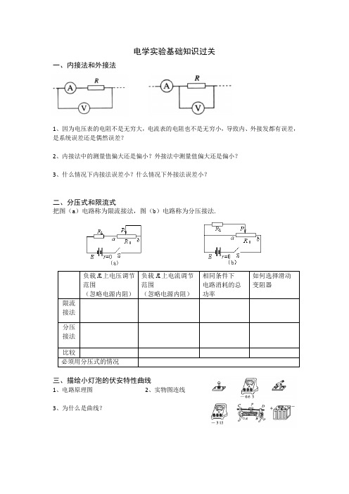 电学实验