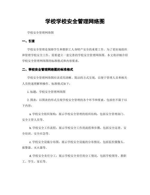 学校学校安全管理网络图