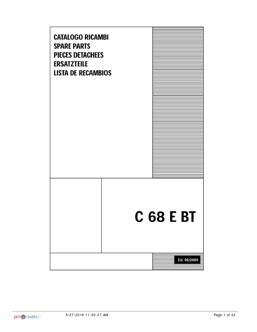 C68EBT 洗车设备说明书