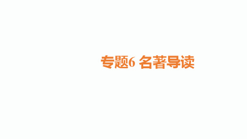 2020届中考黔三州语文总复习课件：专题6 名著导读(共173张PPT)