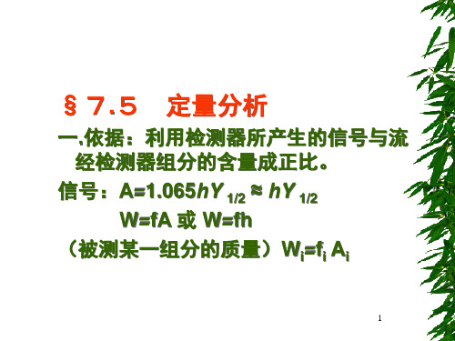 气相色谱法定量分析PPT演示文稿