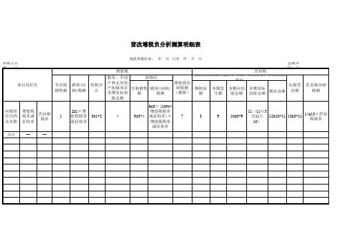 《增值税纳税申报表(一般纳税人适用)》及其附列资料(16%税率)