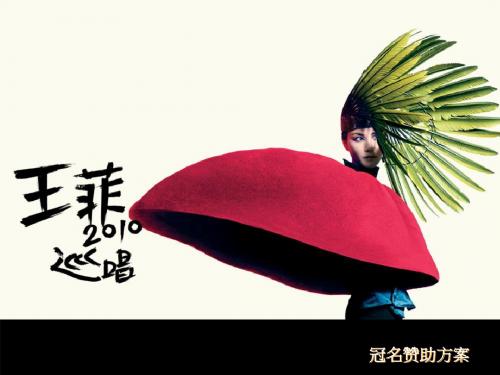 王菲2010年巡回演唱会冠名赞助的方案 共55页