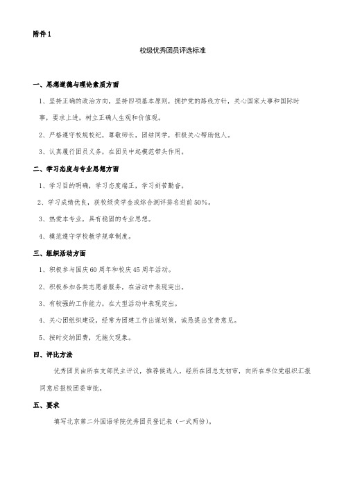 校级优秀团员评选标准(精品文档)_共12页