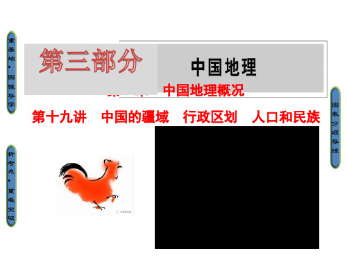 2021区域地理复习中国的疆域行政区划人口和民族(共41张PPT)